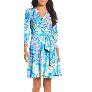 LILLY PULITZER Emilia wrap dress "Guilty Pleasure" size XL